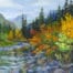 Fracesca Droll pastel painting of Glacier National Park
